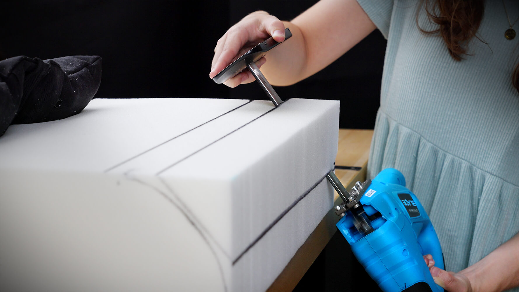 Learn how to shape upholstery foam in our tips and tricks video.